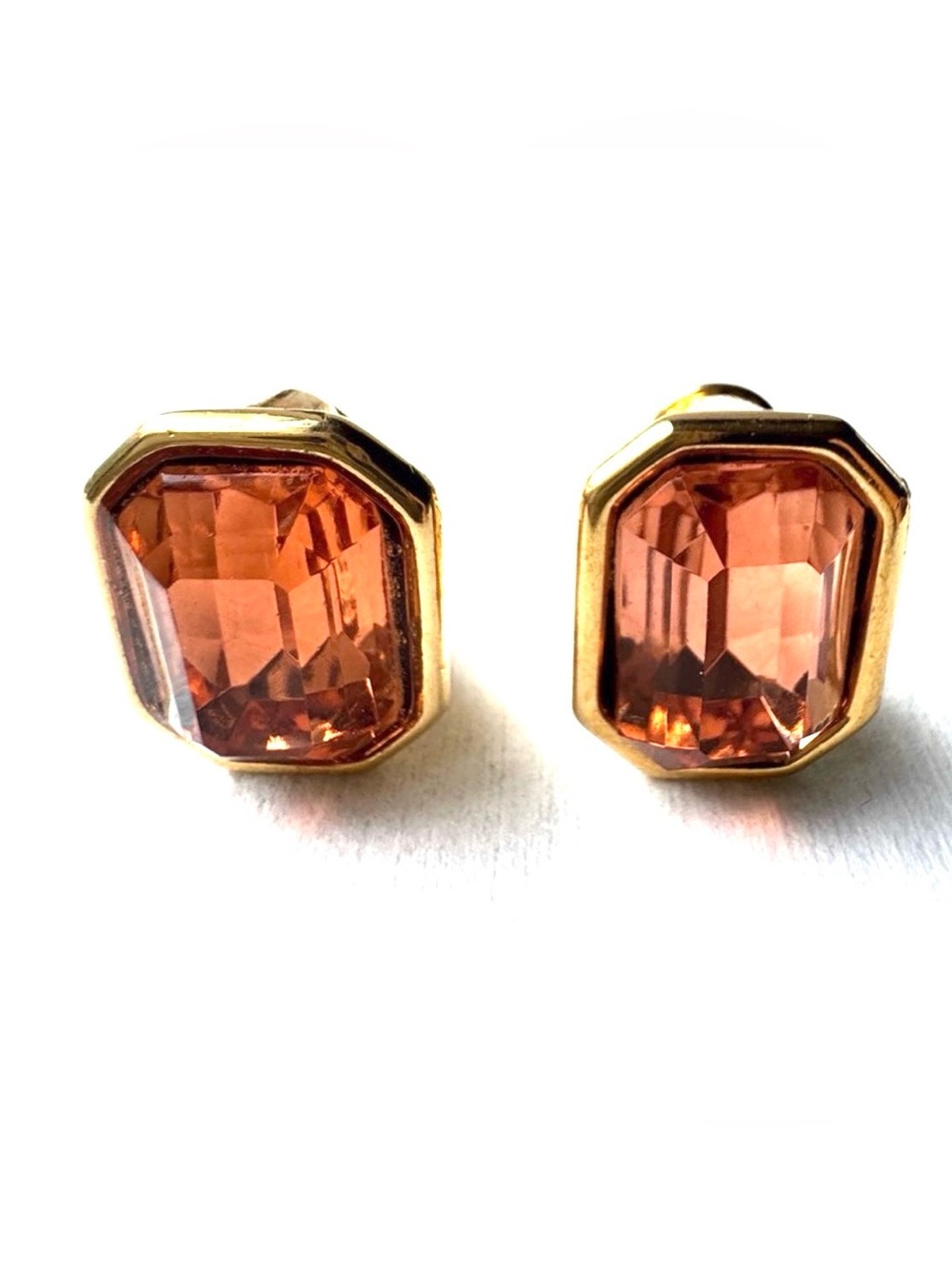Monet Vintage Clip On Earrings